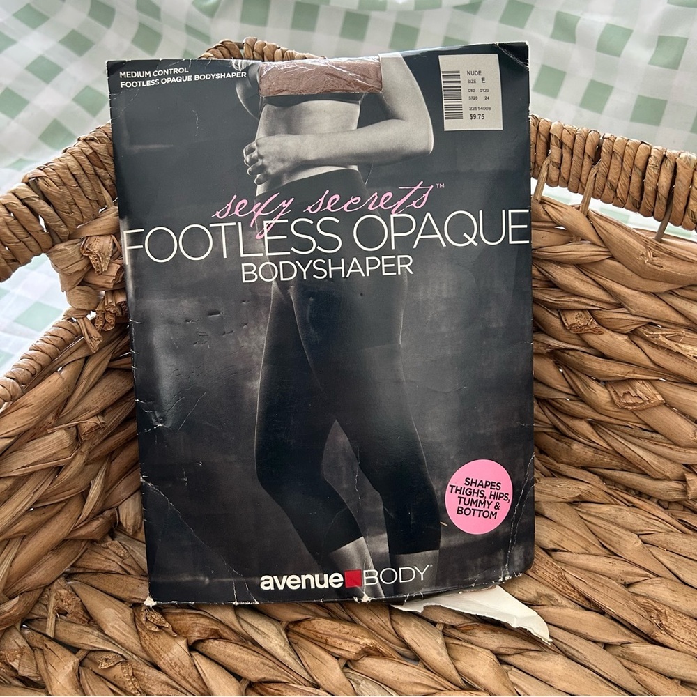 New Avenue Body Medium Control sexy secrets Footless opaque body shaper - Picture 1 of 6